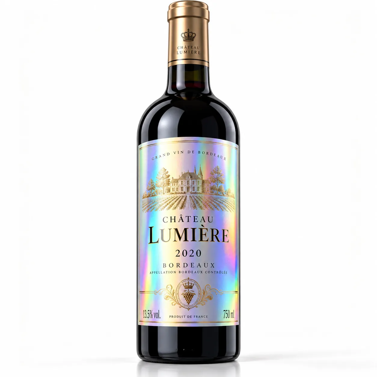 PP Plain Holographic application wine webp